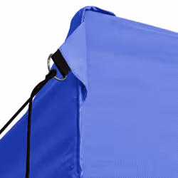 vidaXL Professional Folding Party Tent 4 Sidewalls Steel Blue 3x4m Canopy - Additional view 4