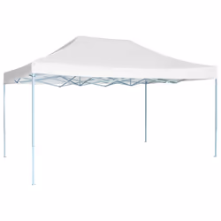vidaXL Professional Folding Party Tent 3x4m White Steel Outdoor Canopy Gazebo