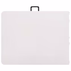 vidaXL Folding Garden Table White 72cm HDPE Outdoor Foldable Camping Table - Additional view 4
