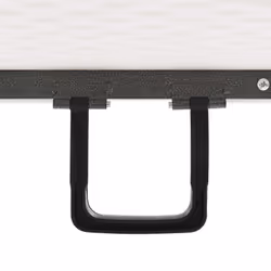 vidaXL Folding Garden Table White 72cm HDPE Outdoor Foldable Camping Table - Additional view 6