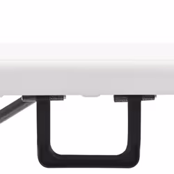 vidaXL 2x Folding Garden Benches 180cm HDPE White Outdoor Foldable Seating - Additional view 6