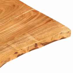vidaXL Solid Acacia Wood Bathroom Vanity Top Wooden Countertop Vanity Top - Additional view 5