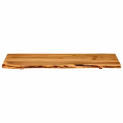 vidaXL Solid Acacia Wood Bathroom Vanity Top Wooden Countertop Vanity Top