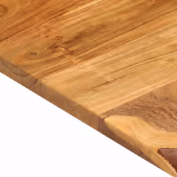 vidaXL Solid Acacia Wood Bathroom Vanity Top Wooden Countertop Vanity Top - Additional view 4