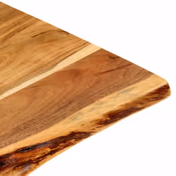 vidaXL Solid Acacia Wood Bathroom Vanity Top Wooden Countertop Vanity Top - Additional view 5