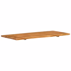vidaXL Solid Acacia Wood Bathroom Vanity Top Wooden Countertop Vanity Top - Additional view 10