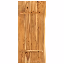 vidaXL Solid Acacia Wood Bathroom Vanity Top Wooden Countertop Vanity Top - Additional view 2