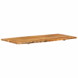 vidaXL Solid Acacia Wood Bathroom Vanity Top Wooden Countertop Vanity Top - Additional view 8