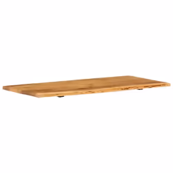 vidaXL Solid Acacia Wood Bathroom Vanity Top Wooden Countertop Vanity Top - Additional view 9