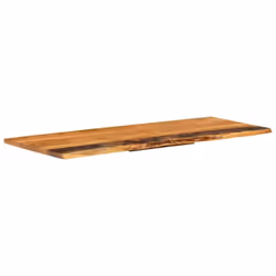 vidaXL Solid Acacia Wood Bathroom Vanity Top Wooden Countertop Vanity Top - Additional view 10