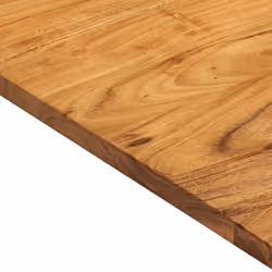 vidaXL Solid Acacia Wood Bathroom Vanity Top Wooden Countertop Vanity Top - Additional view 4