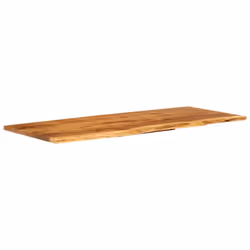 vidaXL Solid Acacia Wood Bathroom Vanity Top Wooden Countertop Vanity Top - Additional view 7