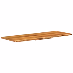 vidaXL Solid Acacia Wood Bathroom Vanity Top Wooden Countertop Vanity Top - Additional view 8