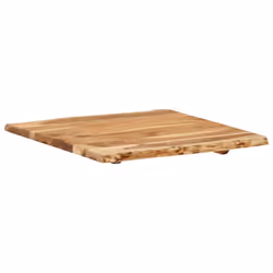 vidaXL Solid Acacia Wood Tabletop 58x(50-60)x2.5cm Dining Table Replacement - Additional view 5