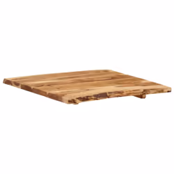 vidaXL Solid Acacia Wood Tabletop 58x(50-60)x2.5cm Dining Table Replacement - Additional view 6