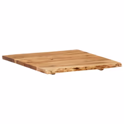 vidaXL Solid Acacia Wood Tabletop 58x(50-60)x2.5cm Dining Table Replacement - Additional view 8