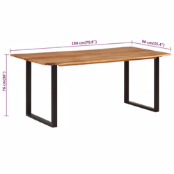VidaXL 286472 kitchen/dining table - Additional view 8
