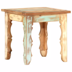 vidaXL Coffee Table 40x40cm Solid Reclaimed Wood Bedroom Living Room Tea Table - Additional view 4
