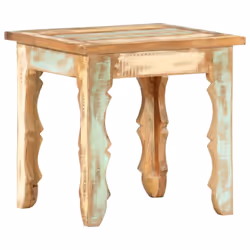 vidaXL Coffee Table 40x40cm Solid Reclaimed Wood Bedroom Living Room Tea Table - Additional view 5
