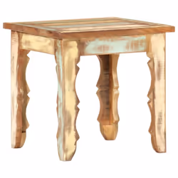vidaXL Coffee Table 40x40cm Solid Reclaimed Wood Bedroom Living Room Tea Table - Additional view 6