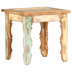 vidaXL Coffee Table 40x40cm Solid Reclaimed Wood Bedroom Living Room Tea Table - Additional view 7