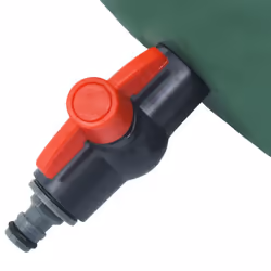 vidaXL Collapsible Rain Water Tank with Spigot 1000L Water Barrel Collector - Additional view 5