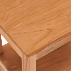 vidaXL Solid Teak Wood Bedside Cabinet 40x30x50cm Storage Sideboard Nightstand - Additional view 5