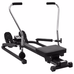 vidaXL Rowing Machine 5 Level Hydraulic Resistance Cardio Training Machine