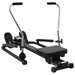vidaXL Rowing Machine 5 Level Hydraulic Resistance Cardio Training Machine