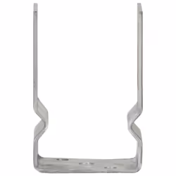 vidaXL Fence Anchors Garden Ground Anchor Post Bracket Silver Galvanised Steel - 9 x 6 x 15 cm