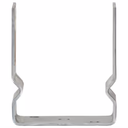 vidaXL Fence Anchors Garden Ground Anchor Post Bracket Silver Galvanised Steel - 12 x 6 x 15 cm