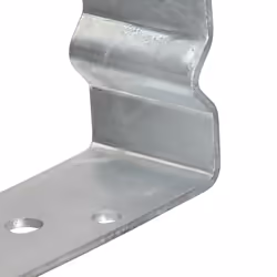 vidaXL Fence Anchors Garden Ground Anchor Post Bracket Silver Galvanised Steel - 12 x 6 x 15 cm - Additional view 4