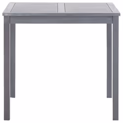 vidaXL 5 Piece Solid Acacia Wood Garden Dining Set Grey Outdoor Table Chair - Additional view 4