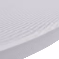 vidaXL 4x Standing Table Cover ?80cm White Stretch Party Tableware Slipcovers - Additional view 4