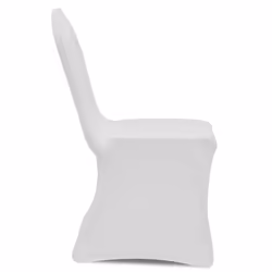 vidaXL 12x Chair Cover Stretch White Banquet Seat Spandex Dining Chairs Covers - Additional view 5