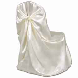 vidaXL 12x Chair Cover for Wedding Banquet Cream Spandex Dining Chairs Covers