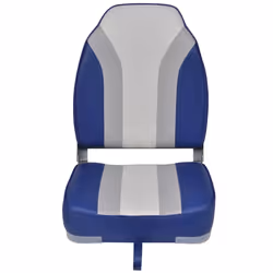 vidaXL 2x Foldable Boat Chairs High Backrest Sailing Boat Watercraft Parts
