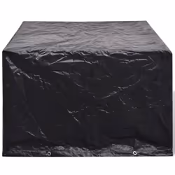 vidaXL 2x Garden Patio Furniture Covers 4 Persons Poly Rattan Set 8 Eyelets