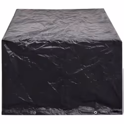 vidaXL 2x Garden Patio Furniture Covers 4 Persons Poly Rattan Set 8 Eyelets - Additional view 2