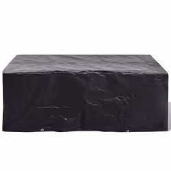 vidaXL 2x Garden Patio Outdoor Backyard Protective Furniture Covers 8 Eyelets