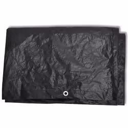 vidaXL 2x Sunlounger Covers Poly Rattan Set 8 Eyelets Outdoor Furniture Cover - Additional view 4