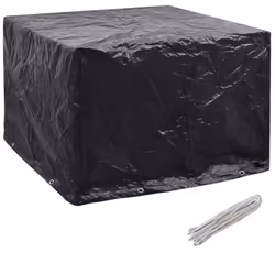 vidaXL 2x Garden Patio Outdoor Backyard Protective Furniture Covers 8 Eyelets