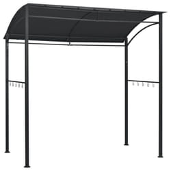 vidaXL BBQ Gazebo 215x150x220cm Anthracite Steel Barbecue Party Canopy Tent