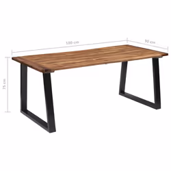 VidaXL 288068 kitchen/dining table - Additional view 7