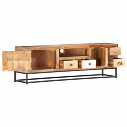 vidaXL TV Cabinet 120x30x40cm Solid Reclaimed Wood Entertainment Centre Stand