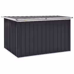 vidaXL Garden Storage Box Outdoor Cushion Box Tool Chest Pillow Box Anthracite - Additional view 4