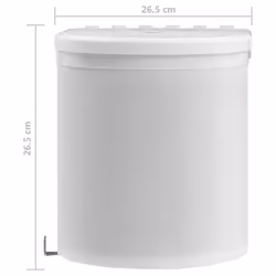 vidaXL Kitchen Built-in Dust Bin Plastic 8L Cupboard Dustbin Trash Can Bin