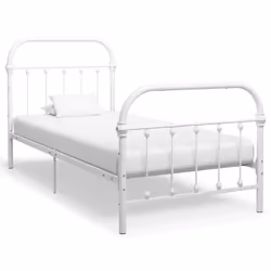 VidaXL 284493, White, 1110 mm, 2.13 m, 1090 mm, 1000 x 2000 mm, 32 cm