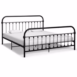 VidaXL 284503, Black, 191 cm, 2.13 m, 109 cm, 1800 x 2000 mm, 32 cm