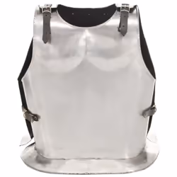 vidaXL Medieval Knight Body Armour Cuirass Replica LARP Silver Steel Replica